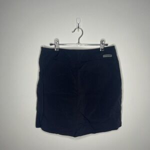 Patagonia Skirt Womens 8 Black Nylon Hiking Outdoor Travel Athletic Skirt Casual